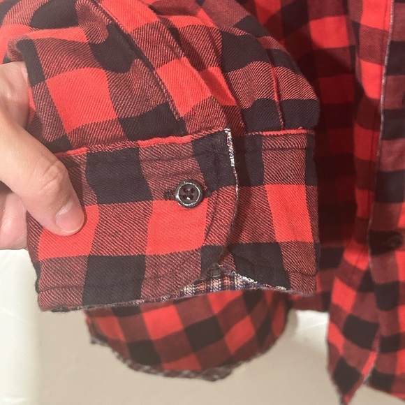 Cremieux Classic Fit Buffalo Plaid Reversible Long Sleeve Woven Shirt Sz 2XB - Picture 14 of 16